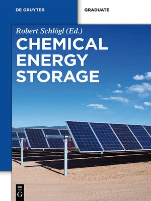 cover image of Chemical Energy Storage